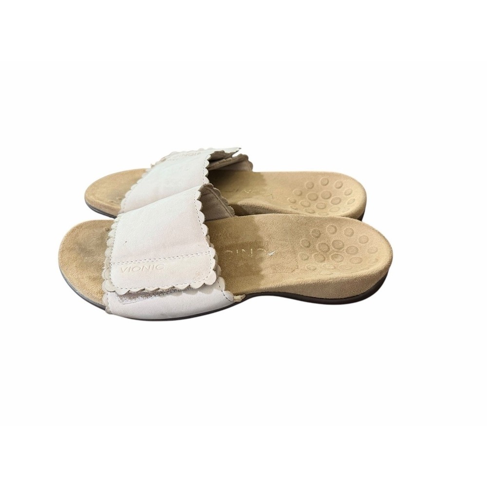 Vionic Florence Pink Adjustable Slide Summer Sandal Orthotic Women 6.5